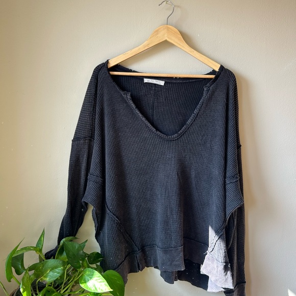 Free People Boho Long Sleeve Top - Picture 2 of 2